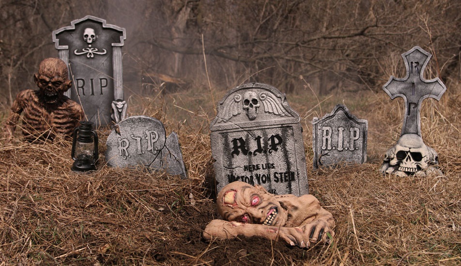 zombie graveyard scene