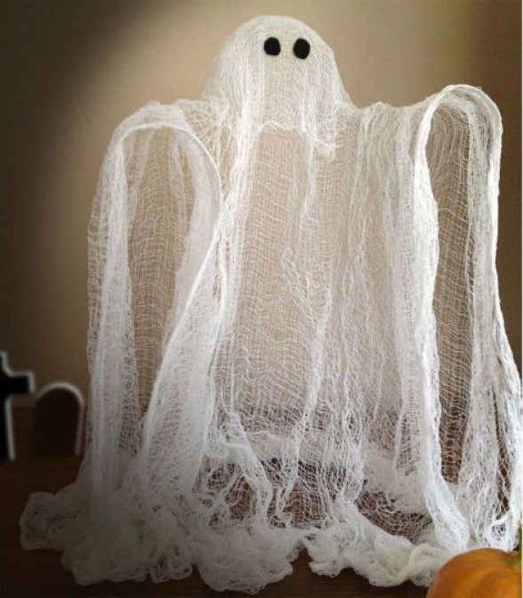 Funny cheesecloth Halloween ghost decoration
