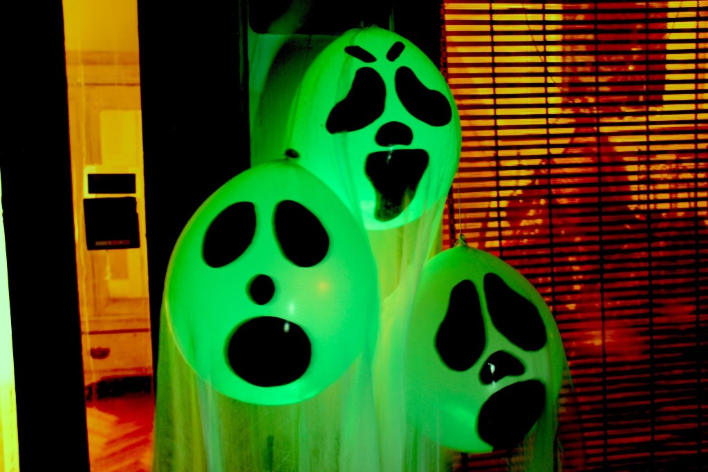Halloween Ghost Glow Balloons