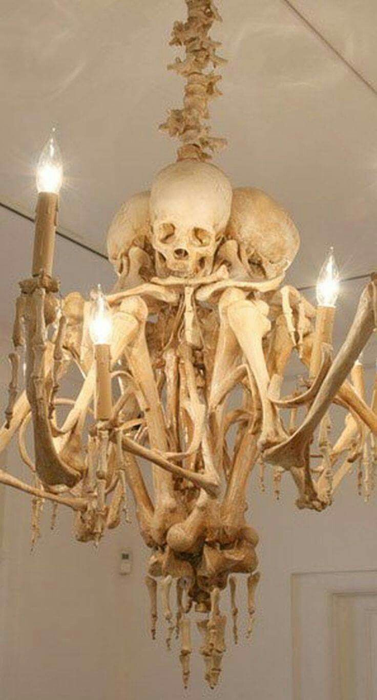 Skeleton Chandelier