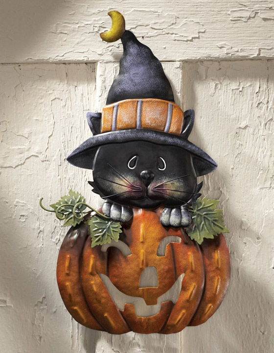 cute halloween decorations cat