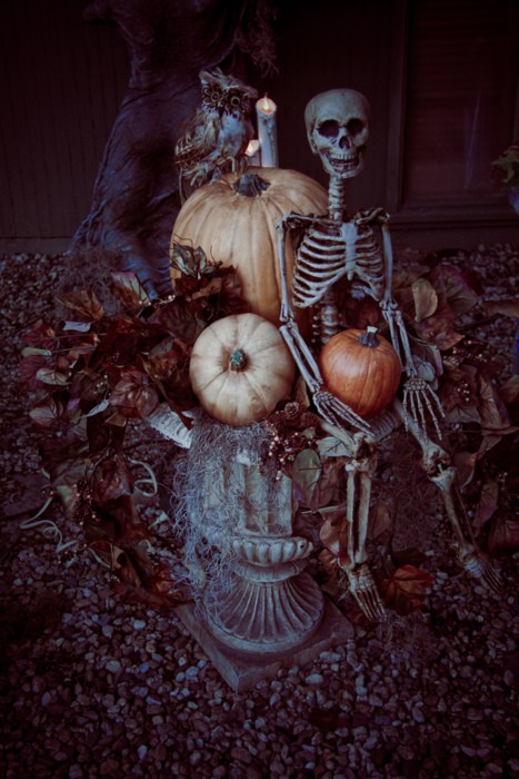 halloween skeleton decorations garden