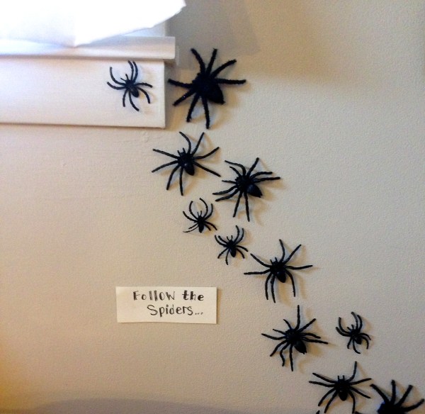 harry potter party decor spider