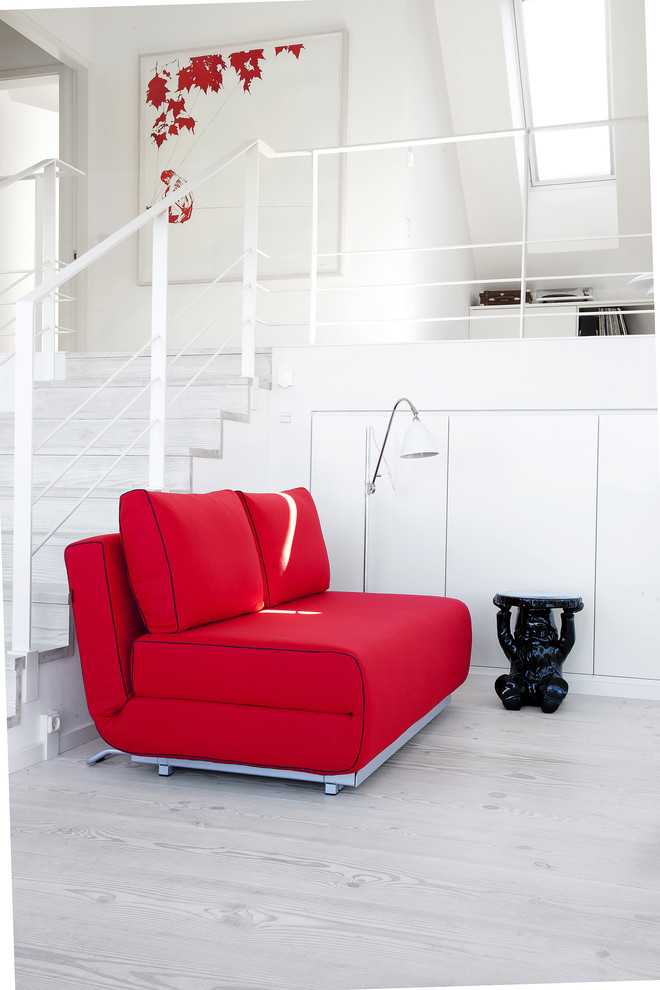 Modern Office Guest Red Sofa