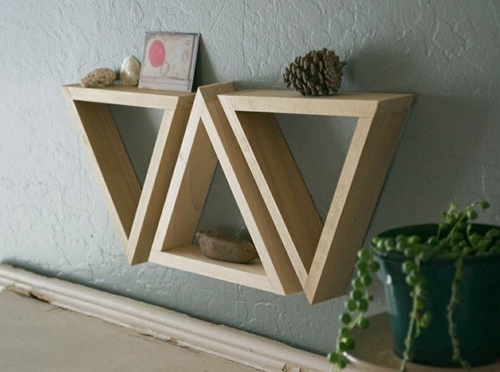 wood wall shelves decorative