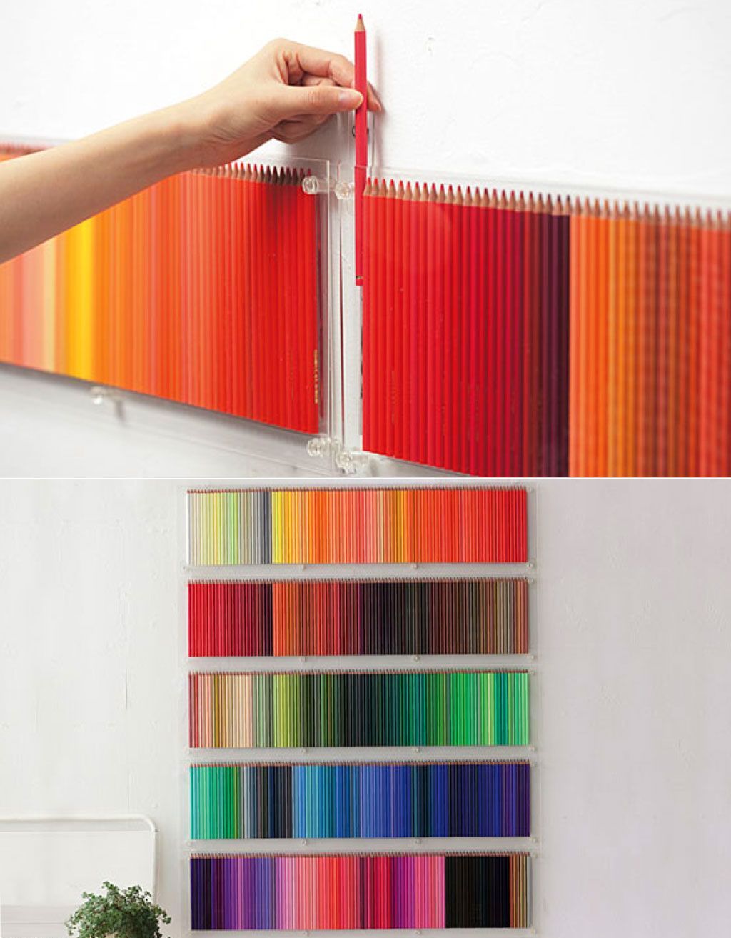 colorful Decoration pencils wall