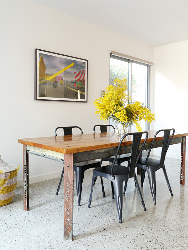 Midcentury Modern and Eclectic Style Dining Room