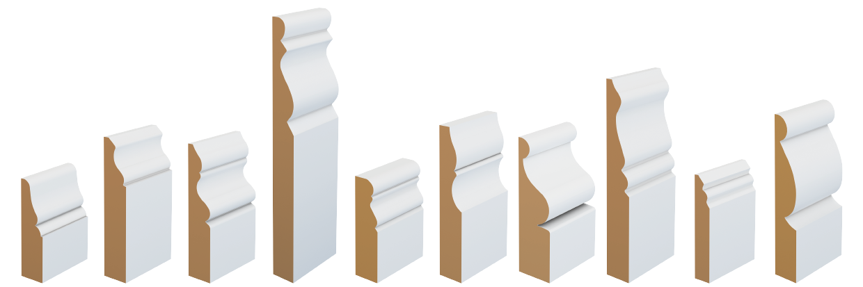 The skirting profiles and styles