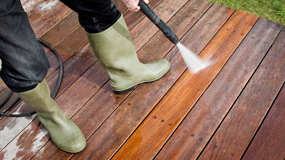 Pressure Wash Your Decking Or Patio