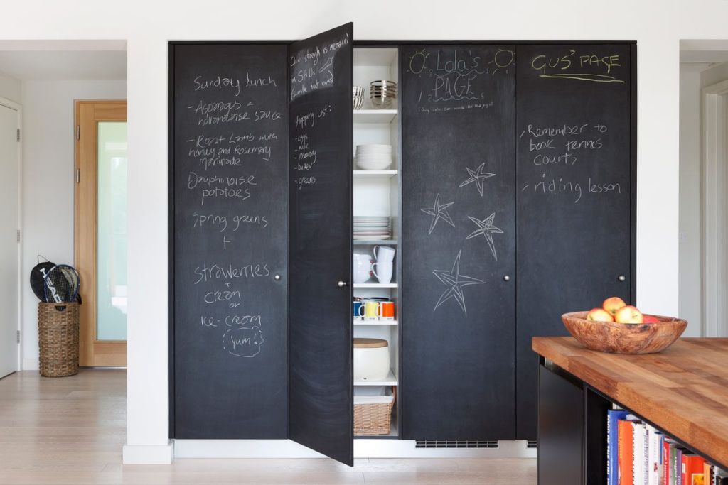 Put a chalkboard on your fridge