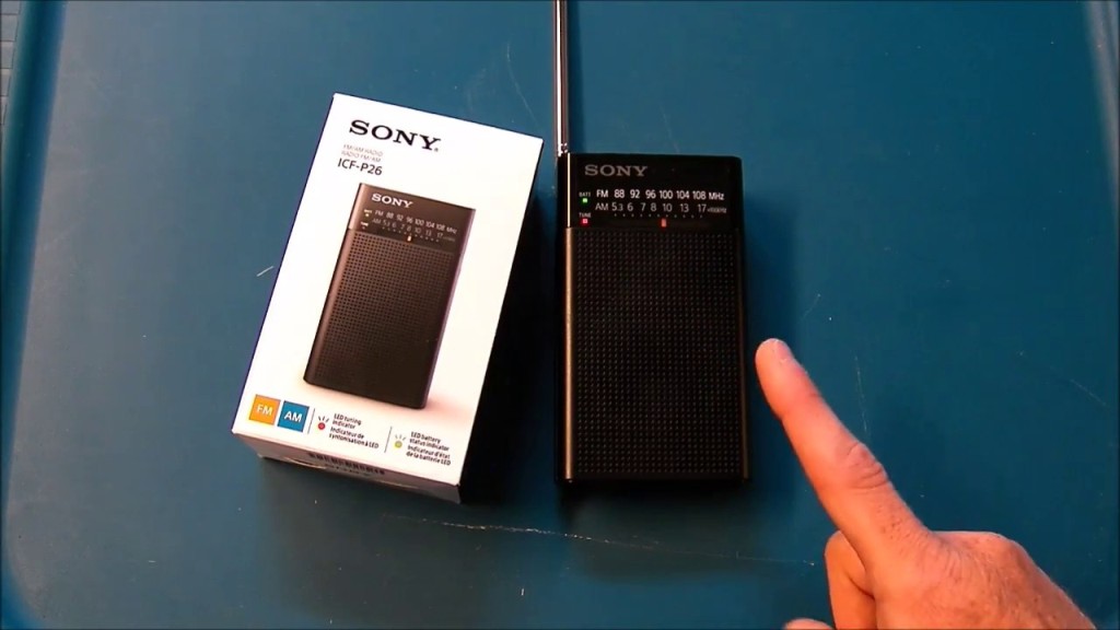 Sony ICF-P26 portable AM FM radio