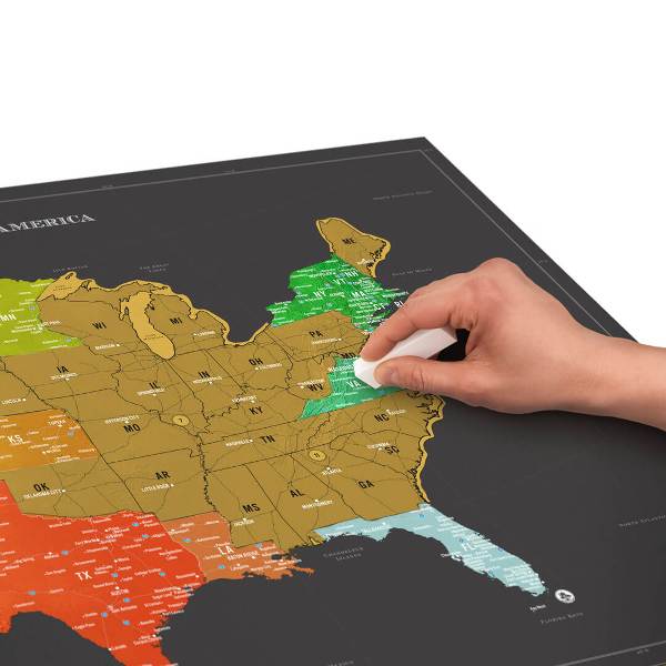 USA Scratch Map