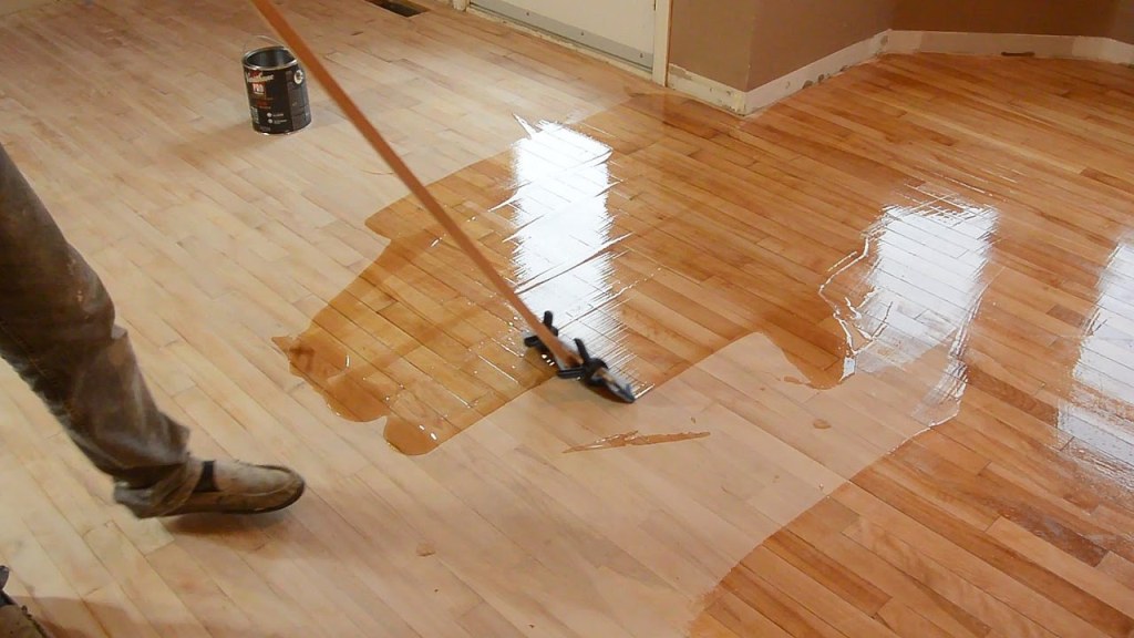 Vacate the house during floor refinishing process