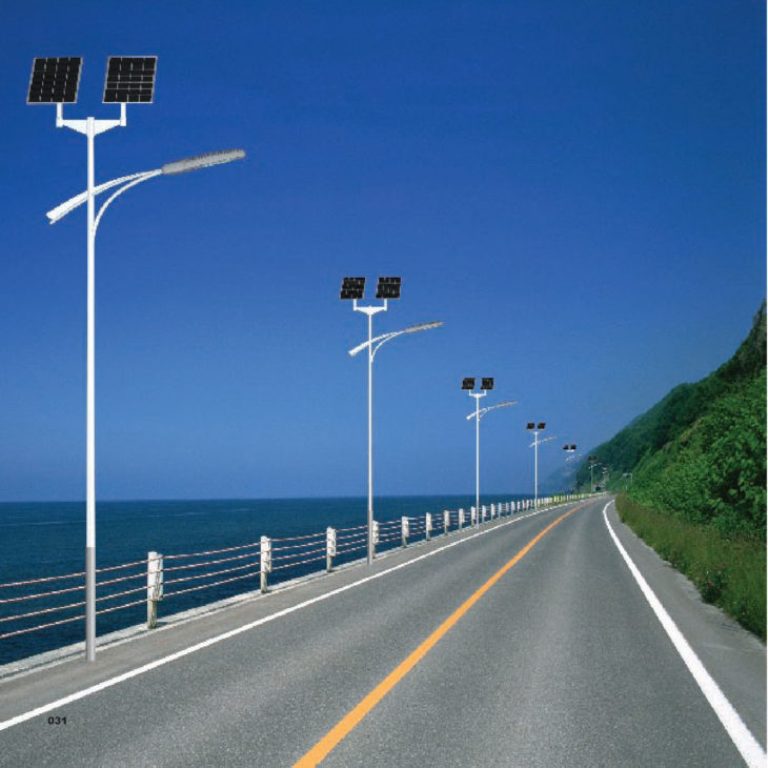 All-in-one solar-powered street lights functions