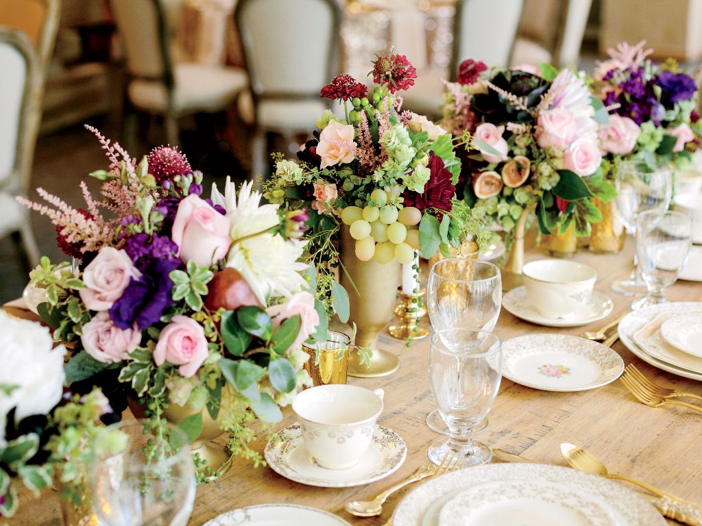 The Over-flowing centerpiece floral design