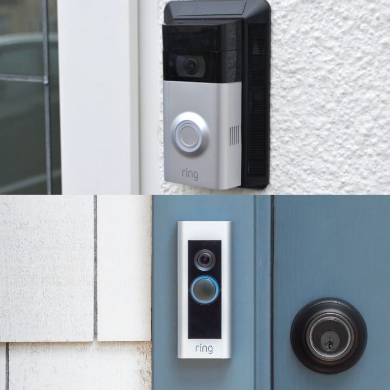 Installation of both the skybell and ring doorbells