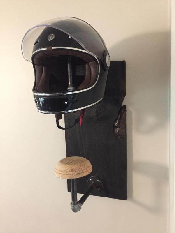 Motorcycle Helmet Rack1