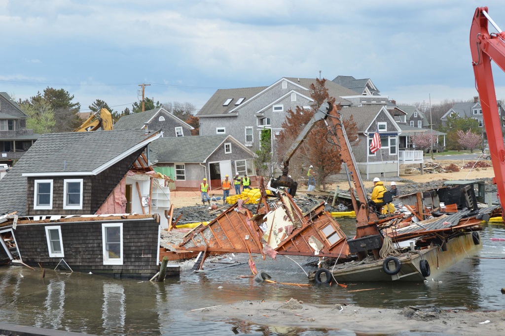 Third Home Removed from Barnegat Bay