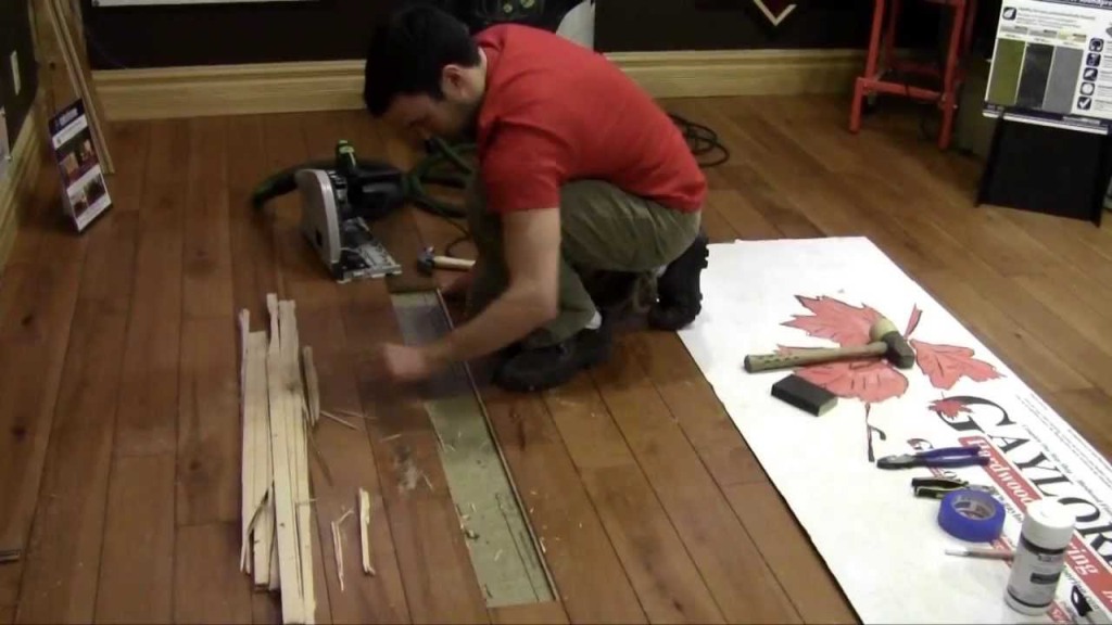 Part 1 of How to Replace Wood Floors Remove the Old Wood