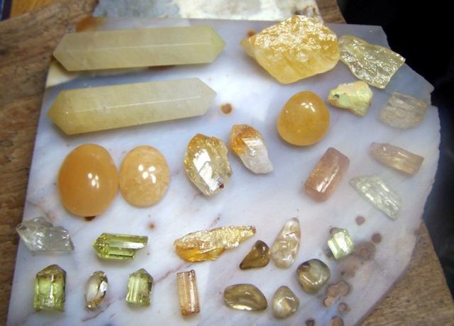 Yellow Crystals