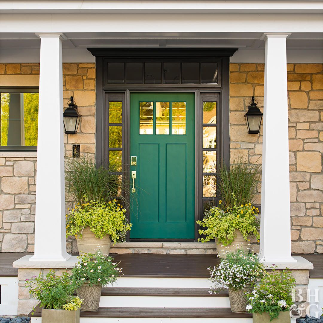 Replace or paint your front door