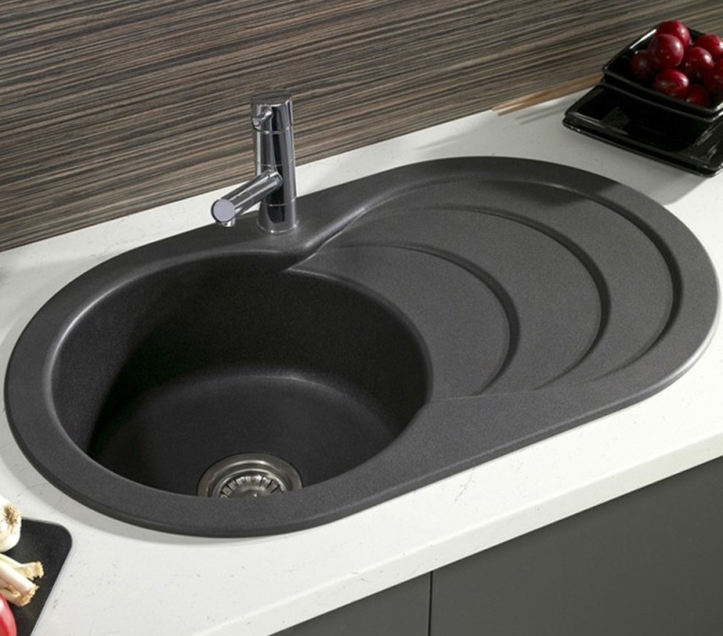 Black Round Kitchen Sinks1