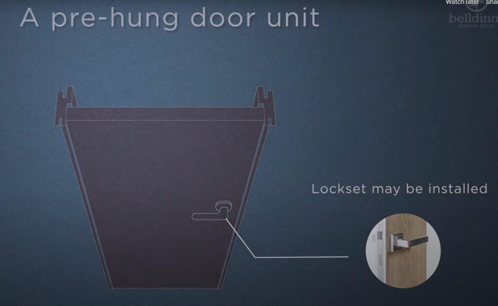 PRE-HUNG DOOR