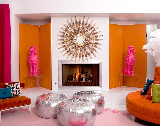 Orange Living Room Design Ideas, Orange Living Room Design