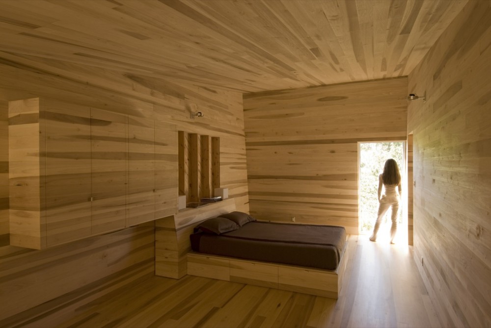 sliding house wooden bedroom interior design