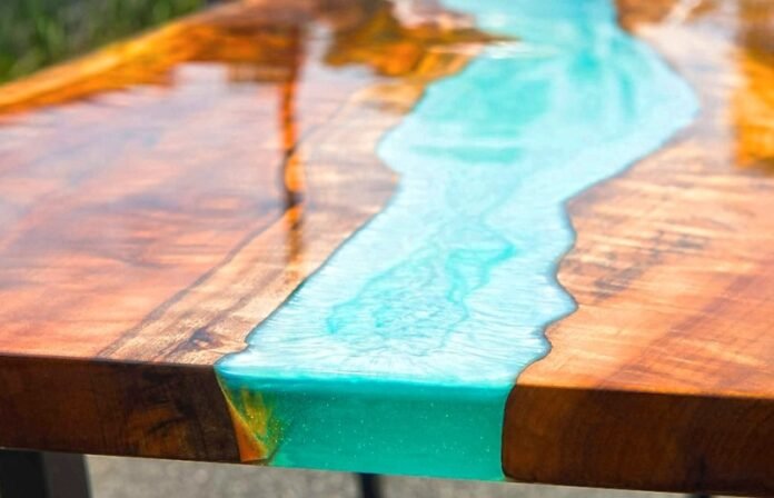 Build Your Own Epoxy Resin Table Do It Yourself Instructions   Build Your Own Epoxy Resin Table 696x448 