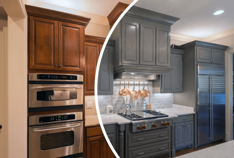 Green Remodeling Cabinet Refinishing, How Much Does It Cost To Get Kitchen Cabinets Refinished