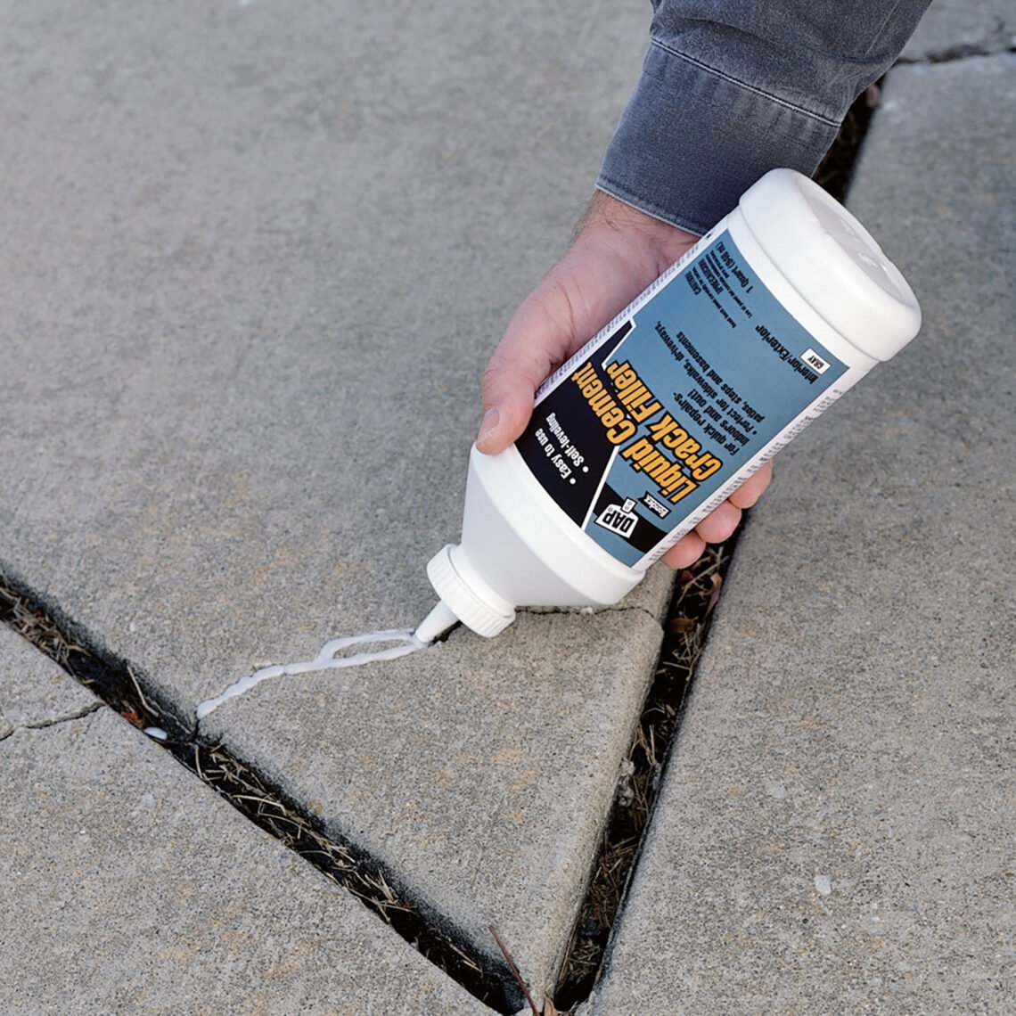 How To Repair Concrete Driveway Crack Residence Style